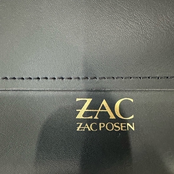 ZAC POSEN Navy Blue Eartha Top Handle Bag, NWOT! - Picture 2 of 15